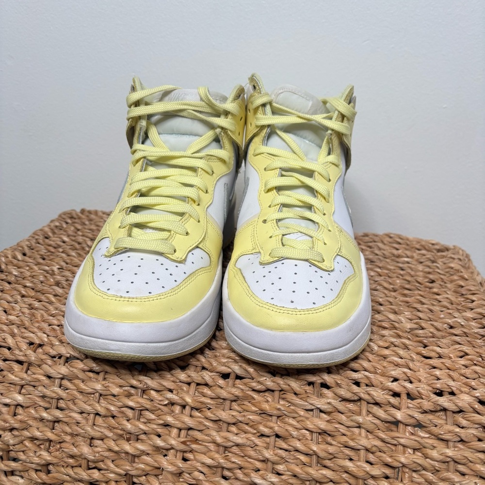 Nike Dunk High Up Sneakers Rebel Lemon Yellow (Women's) Size 8.5 *No Insoles* - Picture 2 of 9